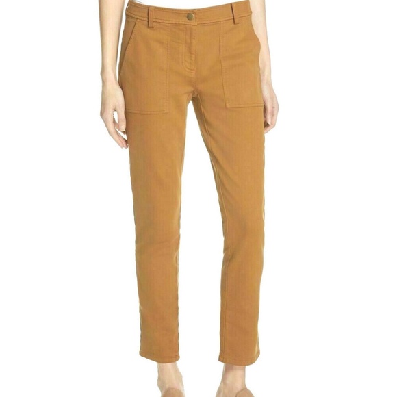 Eileen Fisher Pants - Eileen Fisher Organic Cotton Cozy Stretch Clay Brown Slim Pants Size 4